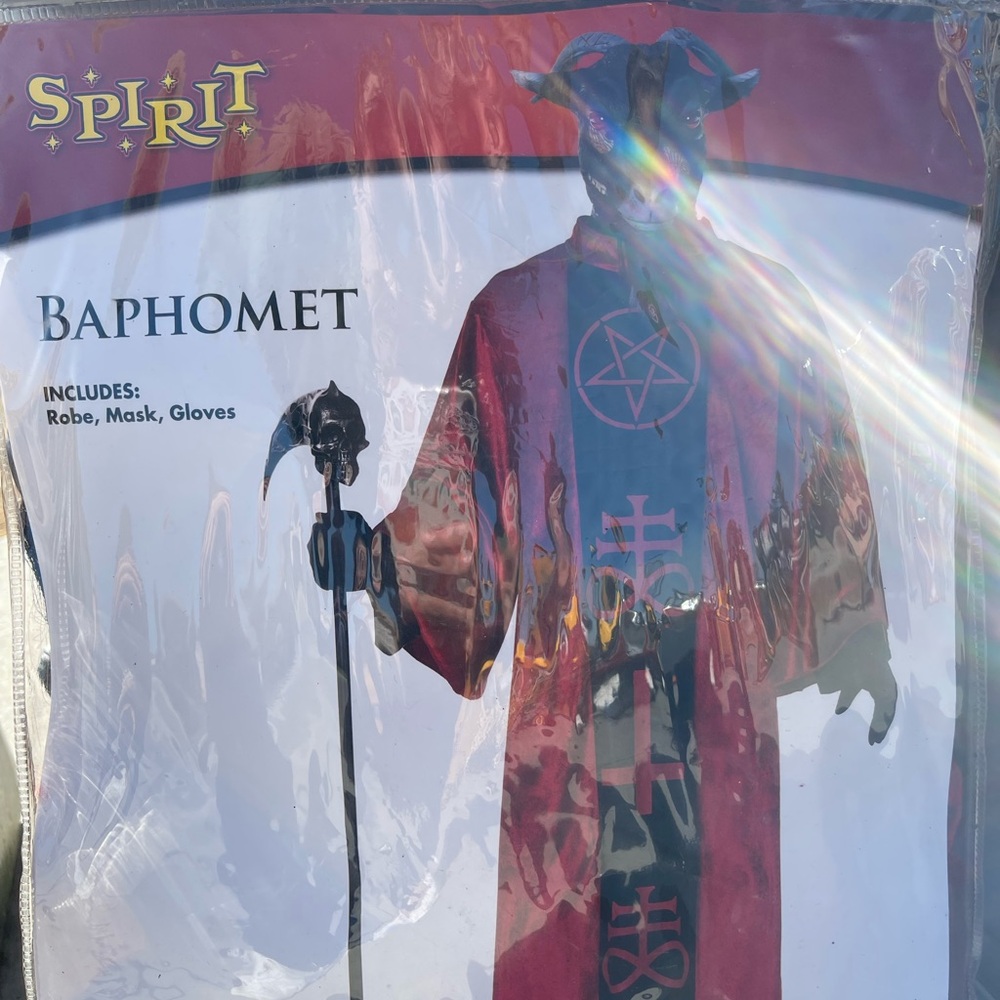 Spirit ADULT Red Baphomet Robe Set